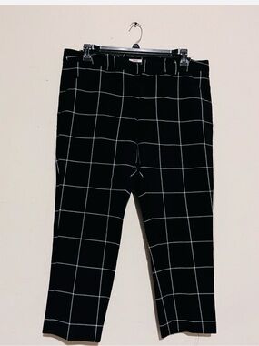 Merona Black Windowpane Chinos